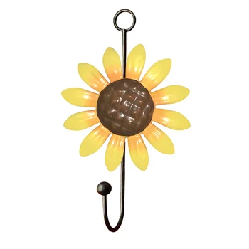 

3pcs Heavy Duty Flower Shape Home Decor Bathroom Coat Hook Scarves Bags Kitchen Easy Install Iron Art Universal Wall Mounted