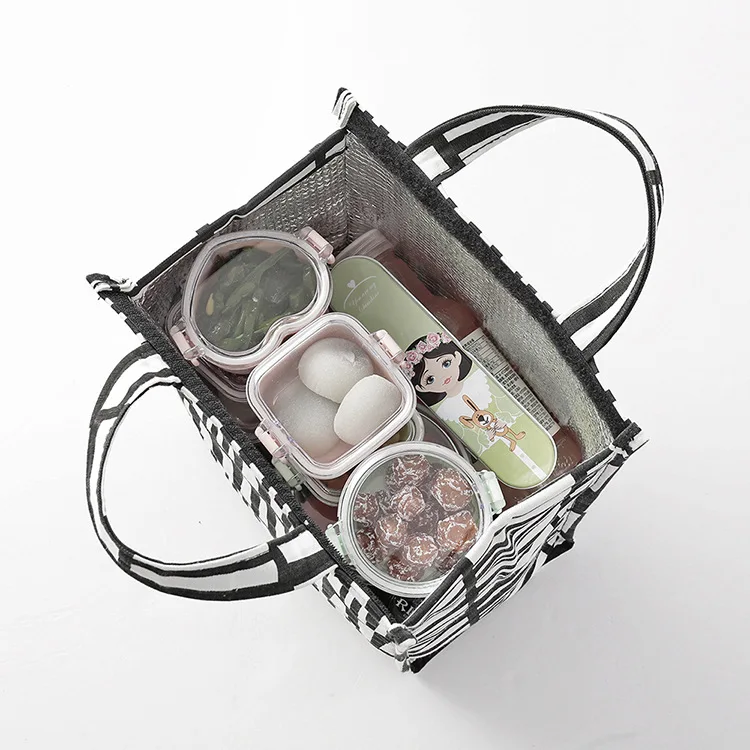 Bento коробка сумка ручной контейнер мультфильм Оксфорд ткань водонепроницаемый Bento коробка мешок герметизирующий холодный изоляция