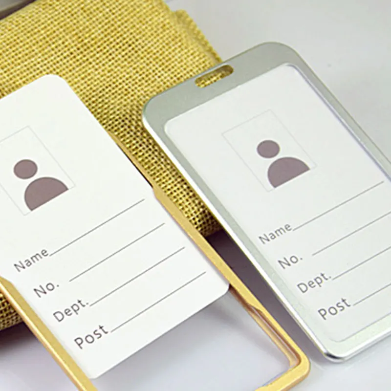 Office Accessories Premium Elegant W/Lanyard Working Card Id Card Protection Badge Holder Card Cover