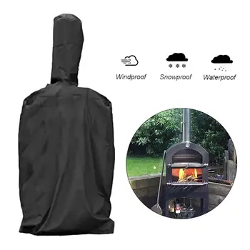 

Pizza Oven Cover Waterproof Heavy-Duty Protective Grill Oven Cover For Outdoors Camping Rugged 210T Oxford Three Size