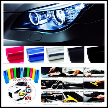 

Car Tuning HeadLight Taillight Fog Light Decor Vinyl Smoke Film Sticker Decal for Infiniti QX50 Q QX80 Q50 Prototype QX30 Q60