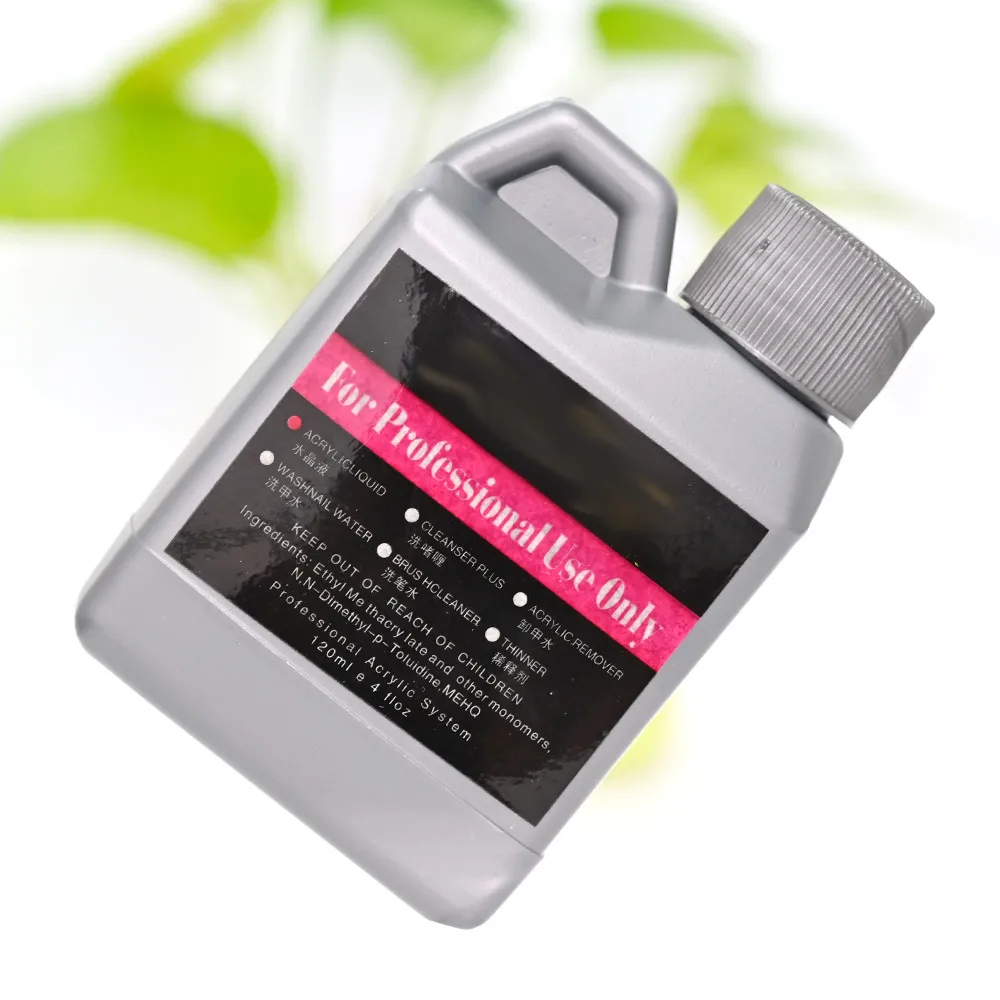 120ml(4floz)/Bottle Nail Art Powder Liquid EMA Acrylic Professional Use Crystal Liquid Monomer System Maincure Nail DIY Tools Y9 nail powder manicure tools nail acrylic liquid acrylic nail powder nail tools