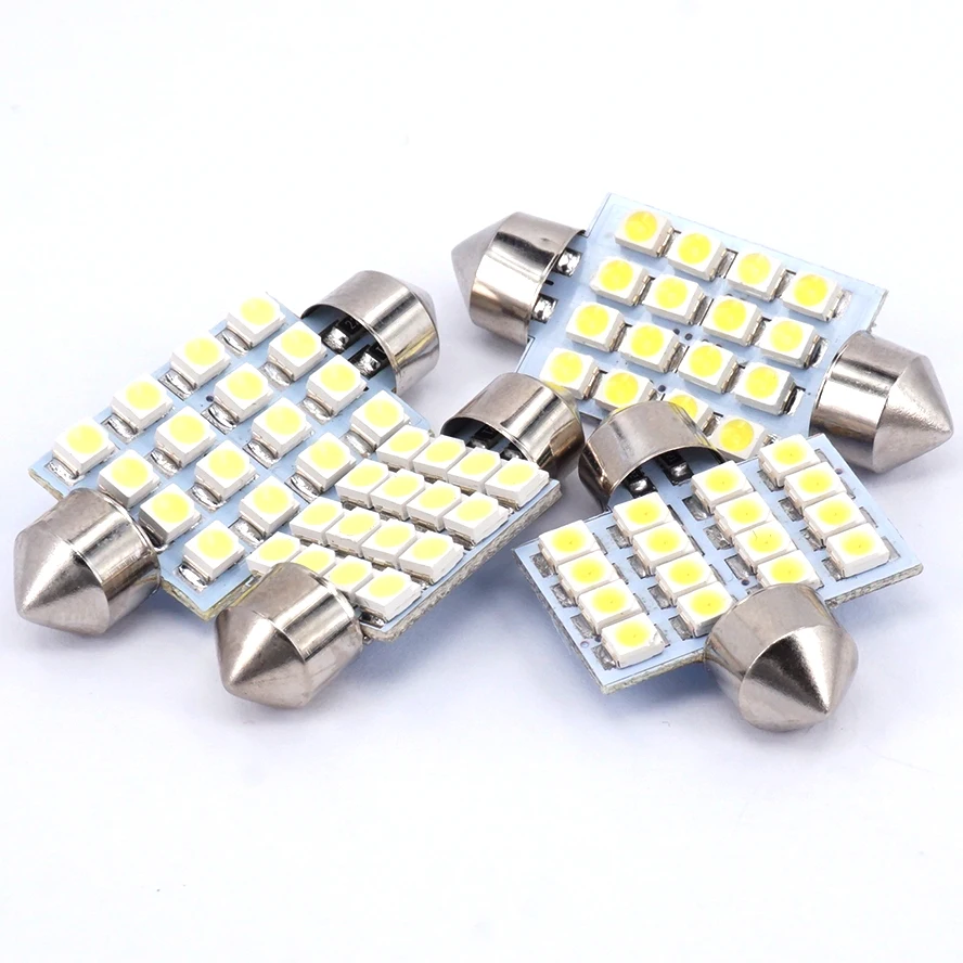 Бесплатная доставка 100x31 мм 36 39 41 16 SMD 1210 3528 Светодиодный Festoon светильник