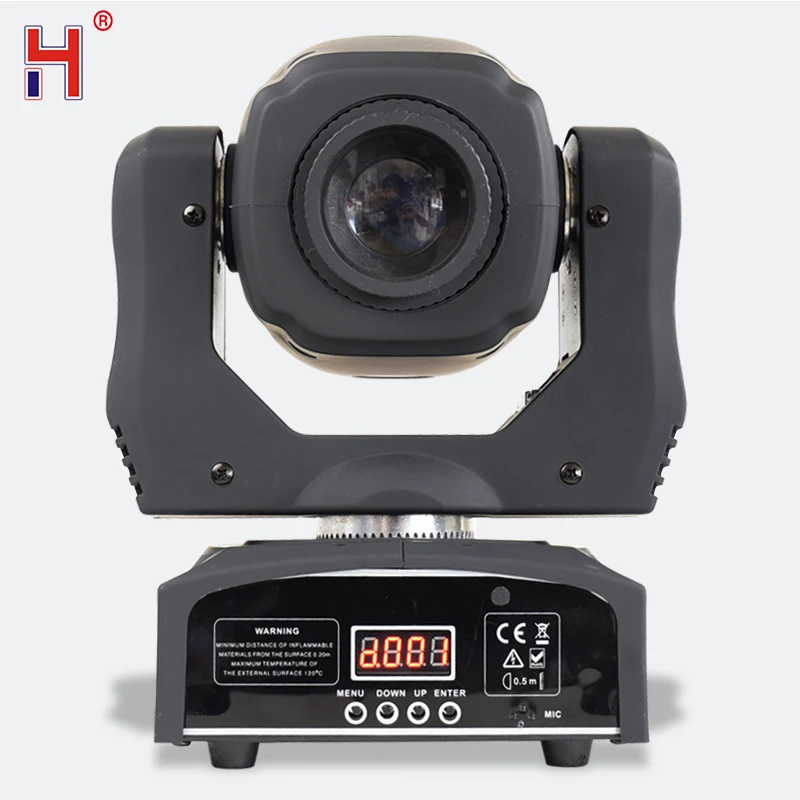 60W Mini Led Moving Head Light 8 Gobos Effect Spot Lighting DMX Stage Dj Lights Profession Disco Party Light