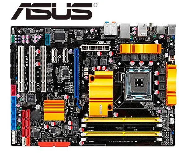 ASUS P5Q оригинальные настольные материнские платы LGA 775 DDR2 16 Гб P45 б/у настольная