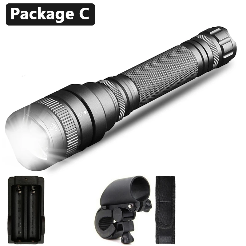 最新LED 妖しく XHP120/12コア』超強力・最高峰タクティカルライト/トーチ 