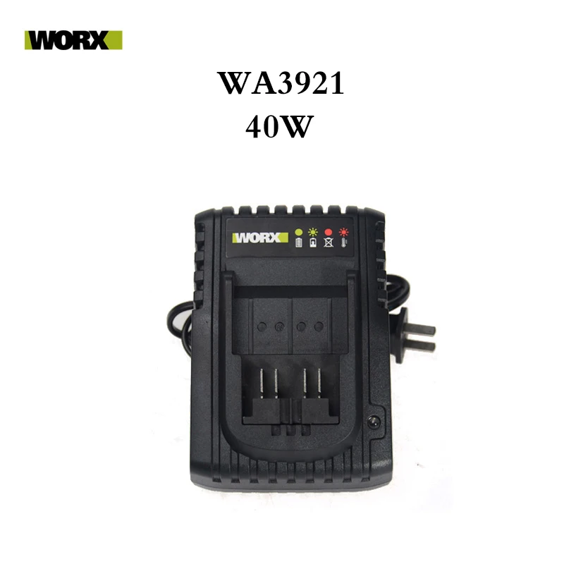 WORX литиевая батарея зарядное устройство WA3921 40 W/WA3922 160W 20V батарея