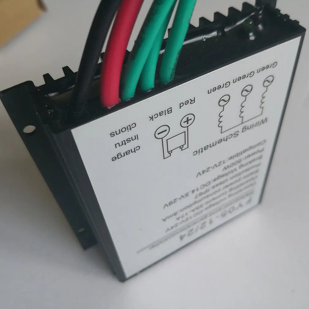 500 Вт контроллер ветровой турбины 12V24V водонепроницаемый pwm выпрямитель тормоз зарядка регулятор выпрямителя