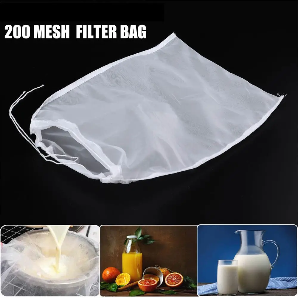 Nut Milk Bag Big Commercial Grade Reusable Almond Milk Bag Strainer Fine Mesh Nylon Cheesecloth