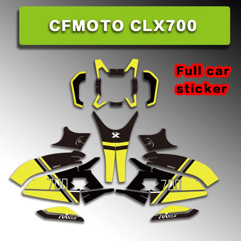 Adesivo moto 3D per CFMOTO CLX 700 serbatoio carburante anteriore prevenire  scratc serbatoio carburante pad adesivo decalcomanie protettive adatto -  AliExpress