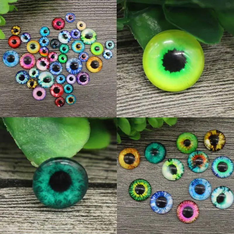 

20Pcs/ Pack 10/16/20MM Plastic /Glass Dolls Eye DIY Crafts Eyes For Children Toy Dinosaur Animal Eye Accessories