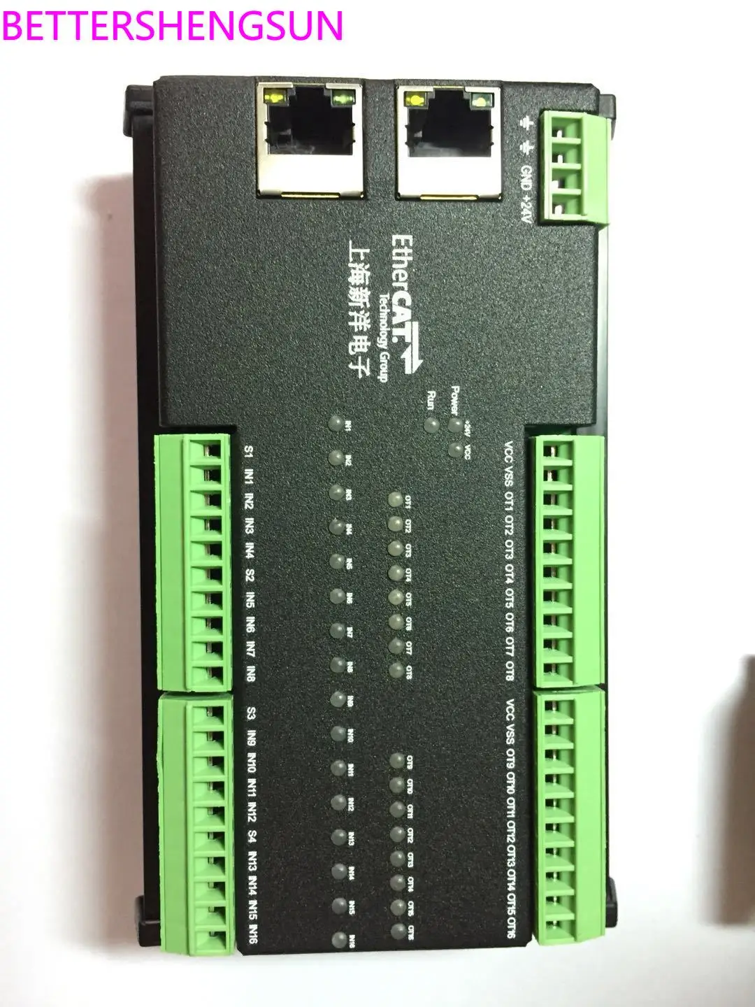 EtherCAT io module 16 in 16 out module NPN/PNP and AB phase encoder 8