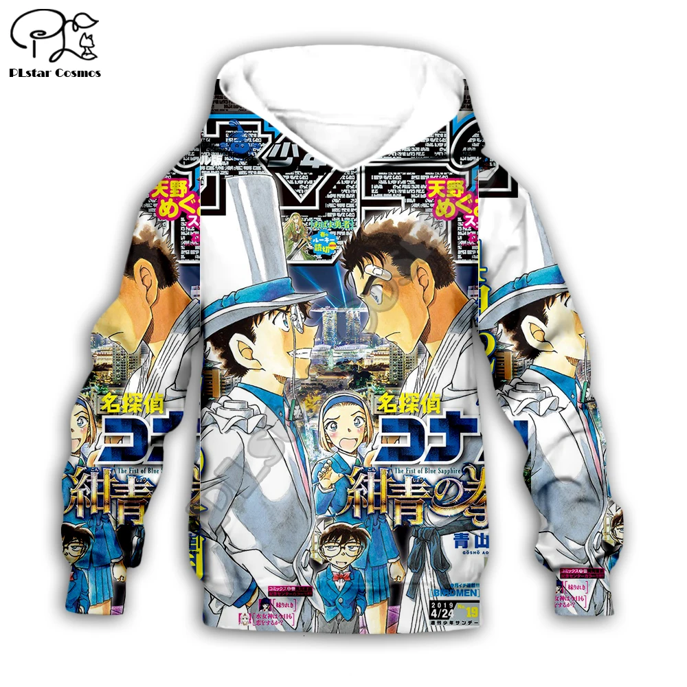 

Child Kid Baby toddler boys clothing New anime Detective Conan 3D Hoodies cartoon print Sweatshirt/jacket/tshirt girl coat pant
