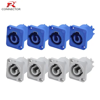 8pcs Powercon 섀시 커넥터 20A 3 핀 전원 여성 소켓 터미널 NAC3MPA-1 및 NAC3MPB-1 전기 드릴 LED 무대 조명