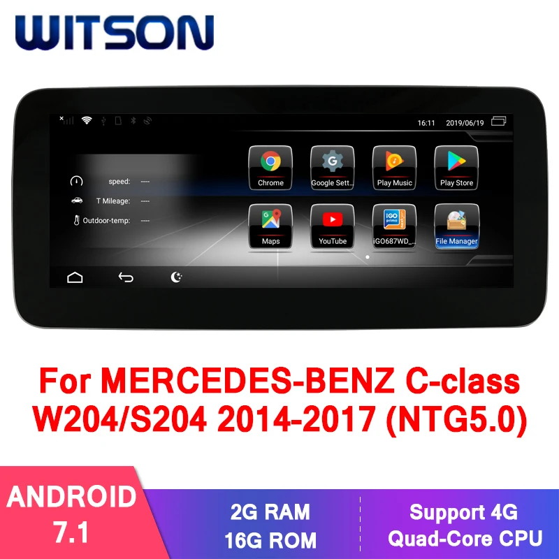 

WITSON 10.25'' Android 7.1 CAR GPS for BENZ C-class W204/S204 C180 C200 C220 C250 C260 C280 C300 C350 C400 C450 C43AMG C63AMG