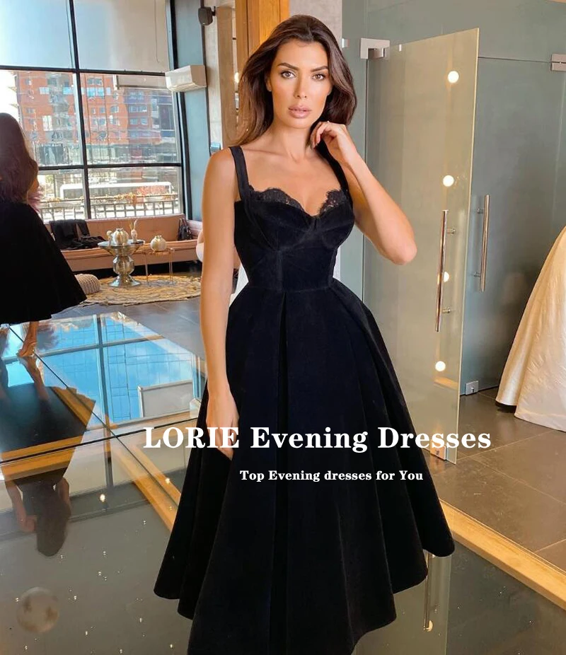 Lorie Black Prom Dresses Sweetheart 