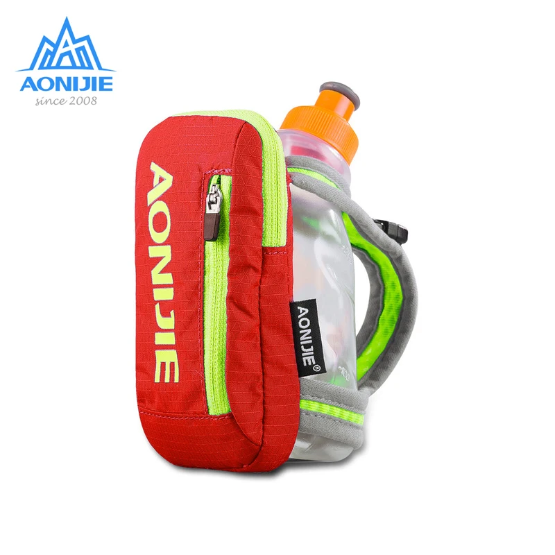 AONIJIE бегущий ручной держатель для бутылки с водой, сумка для хранения на запястье, ручной гидратационный пакет, топливная фляга Hydra, марафонская гонка E907