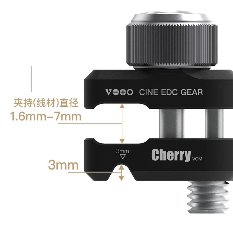 VCM Aluminium Alloy Clip Clamp for Camera Cage Accessories 1/4