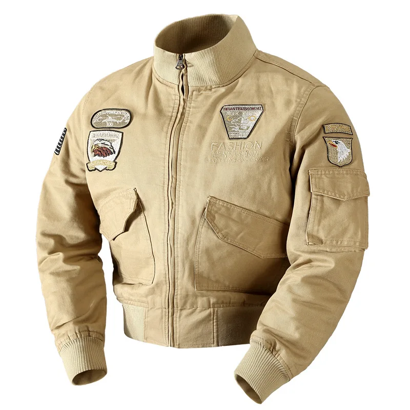 Army Bomber Jacket Men Slim Fit Cotton Men's Jacket Outdoor Casual Military style Pilot Jacket Male Tactical Clothing Dropshipng Army Bomber Jacket Men Slim Fit Cotton Men's Jacket Outdoor Casual Military style Pilot Jacket Male Tactical Clothing Dropshipng