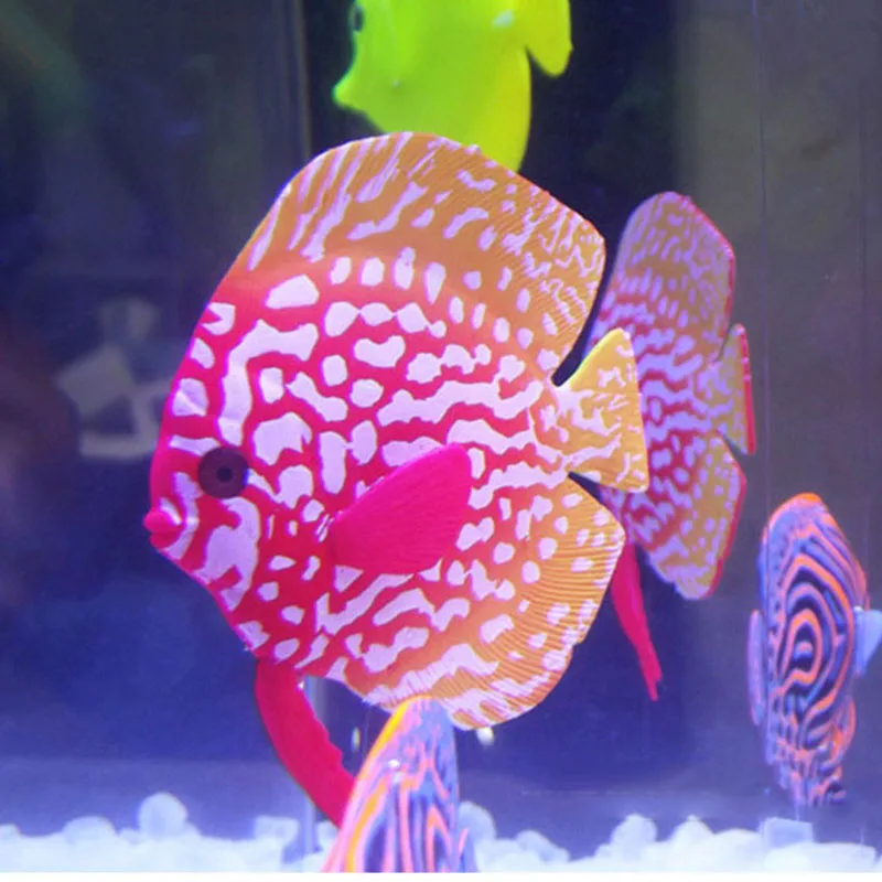 

Luminous Simulation Fish Aquarium Decorations Wholesale Fish Tank Silicone Simulation Tropical Fish Tank Landscaping Supplies