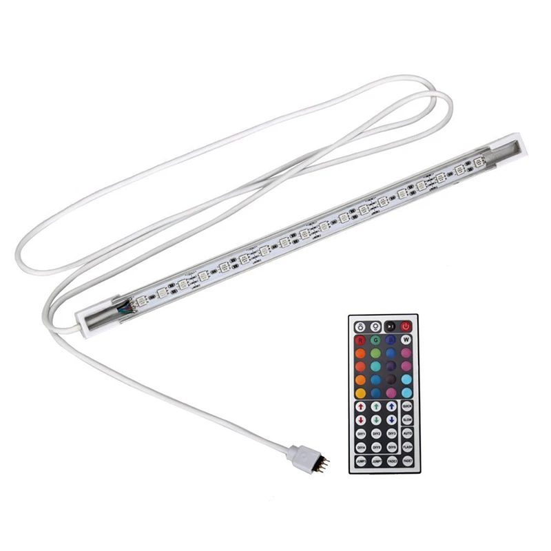 

12V Remote Controlled LED Strip Light Aquarium Lighting Fish tank lamp 30CM 44 Keys
