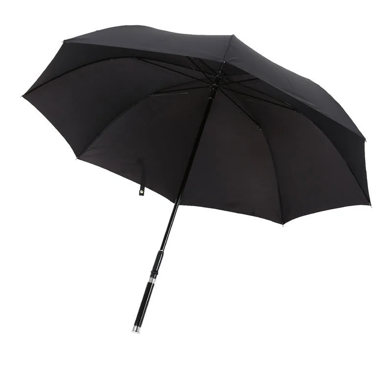 Меч воин, зонт для самозащиты с длинной ручкой, мужские автоматические креативные ветрозащитные зонты, деловой солнечный и дождливый зонтик