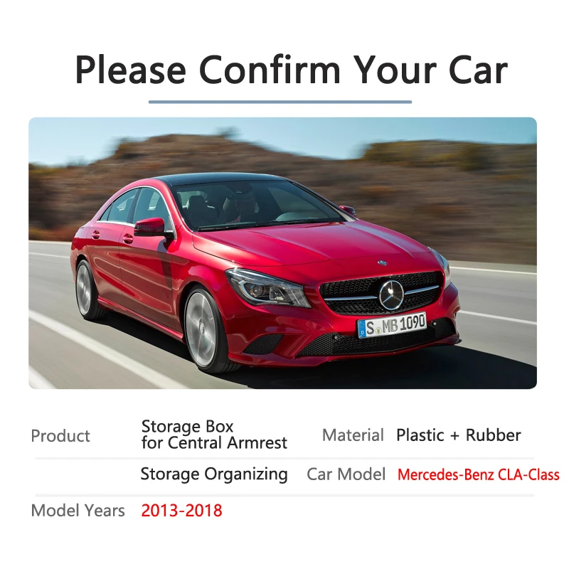 Автомобильный Органайзер аксессуары для Mercedes Benz CLA C117 W117 180 200 220 250 AMG 45 CLA250 подлокотник