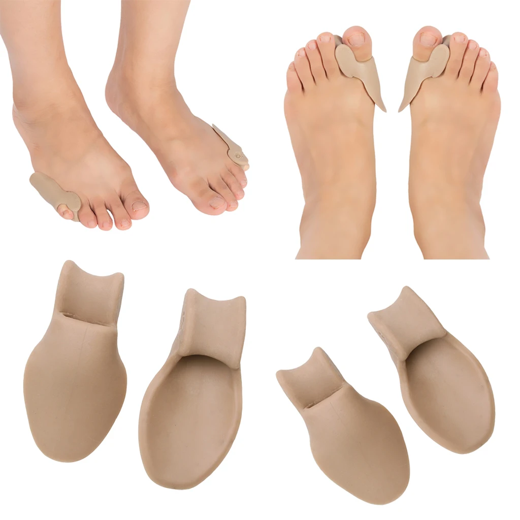 4pcs Gel Toe Stretcher& Toe Separator, Hammer Toes Bunions Protector, Relieve Bunion Pain Toe Straightener