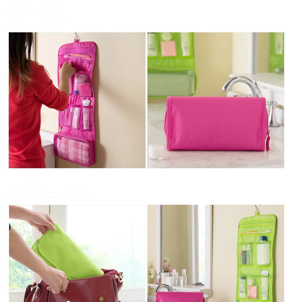 Большая вместительная портативная подвесная сумка для хранения косметичка складная сумка для хранения дорожная сумка для туалета Подвеска для ванной