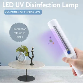 

Handheld Household Disinfection Sterilize Lamp UV Ozone Germicidal Lamp Portable 360° Disinfect Sterilizer Light