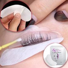 10 пар накладное наращивание ресниц накладки для ресниц гелевые накладки под глаза бумажные наклейки Обертывания наращивание ресниц поставки