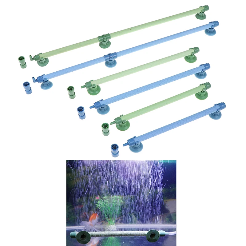 3 Sizes Fish Tank Aquarium Air Stone Bubble Wall Aeration Tube Oxygen Pump Diffuser High Efficiency And Without Pollution