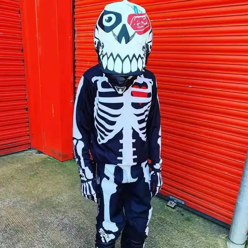 Skeleton Motocross Gear