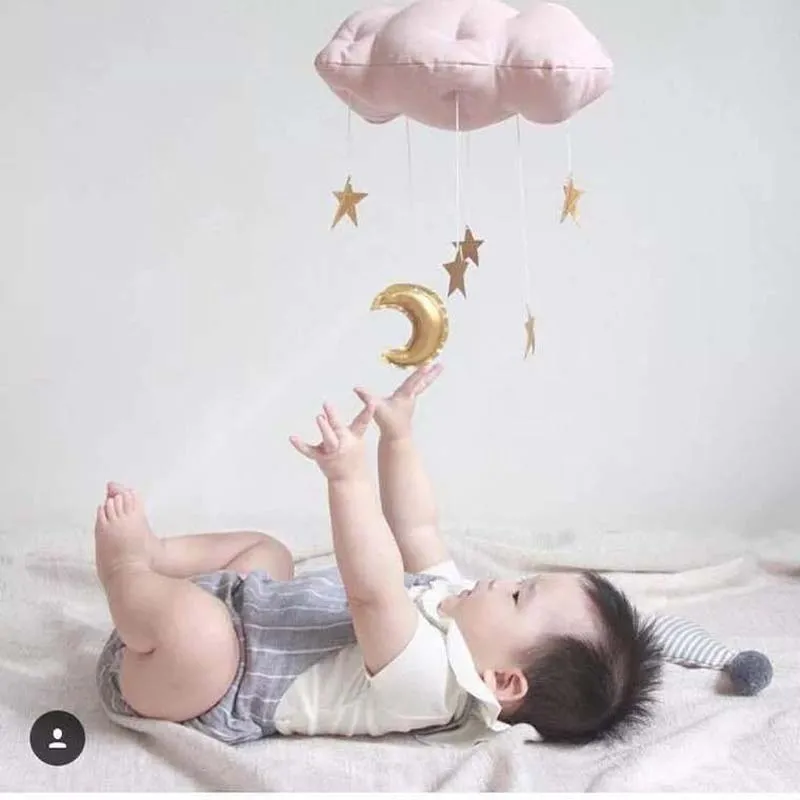Детские Облака Звезды капли дождя Настенный декор подушка для новорожденных комнаты; декор Игровая палатка приборы для декорации в скандинавском стиле