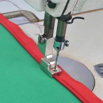 

Sewing Machine Zipper Foot Workshops Line Positioning Steel Replacement Universal Durable Accessories Material Feeder Invisible