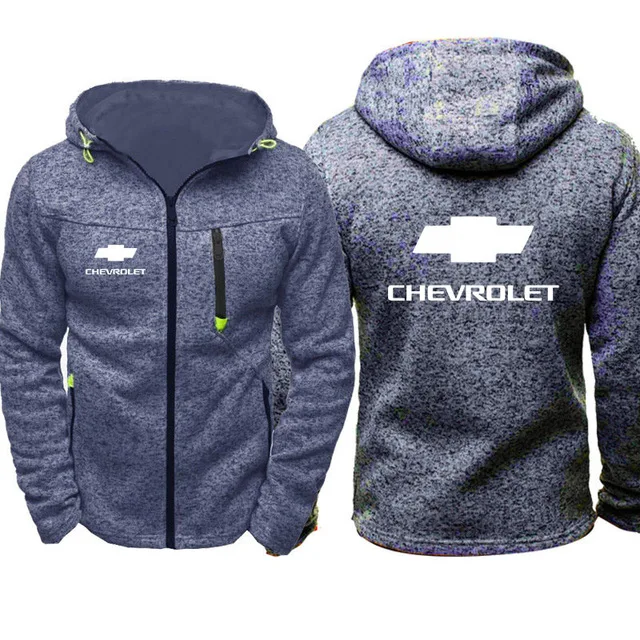 Мужские толстовки для Chevrolet с логотипом автомобиля, повседневные Хип-хоп толстовки с капюшоном в стиле Харадзюку с длинным рукавом, мужская куртка на молнии, Мужская толстовка P