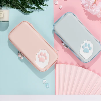 

Cute Cartoon Cat Paw Storage Case for Nintend Switch/ Switch Lite Game Console Protective Pouch Bag Carrying Case