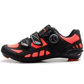 

New TIEBAO Men carbon Cycling Shoes Breathable Self-Locking Mtb Shoes Mountain Bike Shoes Bicycle Racing