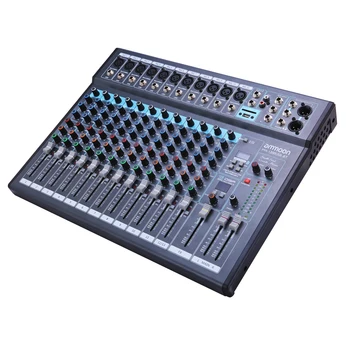 

ammoon MX-1200USB-BT 12-Channel Mixing Console Mixer Built-in 48V Phantom Power Supports BT Connection with Power Adapter