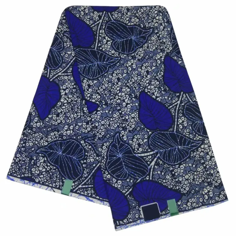 S006M African Nigerian Real Wax Fabric for Women Ankara Cotton Prints Super Fashion Quality Wax Fabric For Hollandies - Color: as the picture