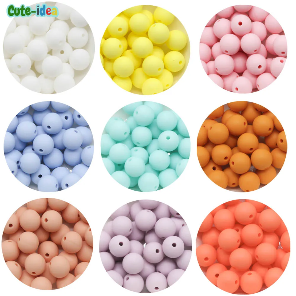 Cute-idea 10pcs 9mm Silicone tallone dentizione bambino gommoso BPA Clip per ciuccio per uso alimentare gratuito accessori per prodotti appena nati fai da te giocattoli