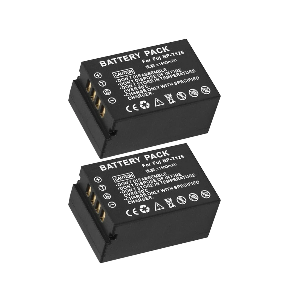 1500mAh NP-T125 NP T125 Rechargeable Li-ion Battery For Fujifilm