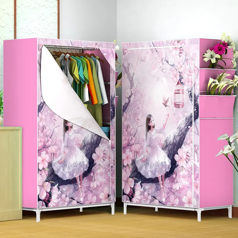 3D Pattern Closet Non-woven Fabric Folding Wardrobe Garment Cloth Storage Lightweight Portable Bedroom Storage Home Furniture 3D Pattern Closet Non-woven Fabric Folding Wardrobe Garment Cloth Storage Lightweight Portable Bedroom Storage Home Furniture