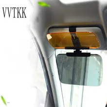 Автомобильный солнцезащитный козырек день и ночь 2 in1anti-glare зеркало ночного видения очки анти-сильный светильник с высоким качеством поддерживается