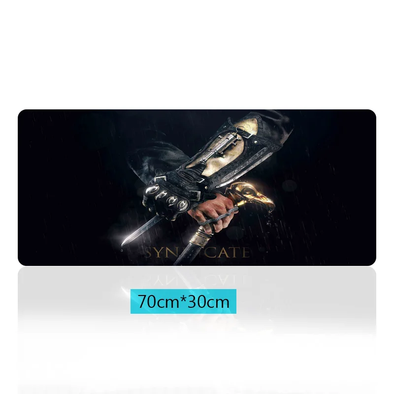 11 700*300*3 мм Assassins Creed игровой геймер Коврик для мыши плеер резиновый нескользящий коврик для мыши Коврик для мыши большой замок край ноутбук Настольный коврик - Цвет: 11