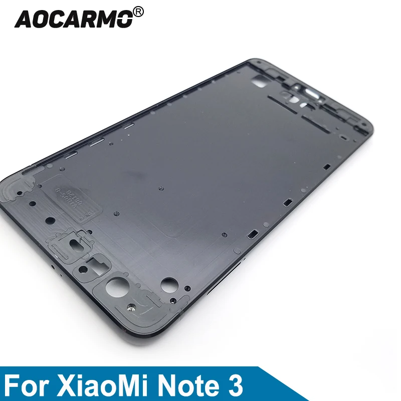 

Aocarmo For Xiaomi Note 3 Mi Note3 Black / Gold Middle Frame Bezel Housing Case With Adhesive