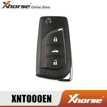 

XHORSE XNTO00EN Wireless Universal Remote Key for Toyota Style 3 Buttons Remotes for VVDI Key Tool English Version