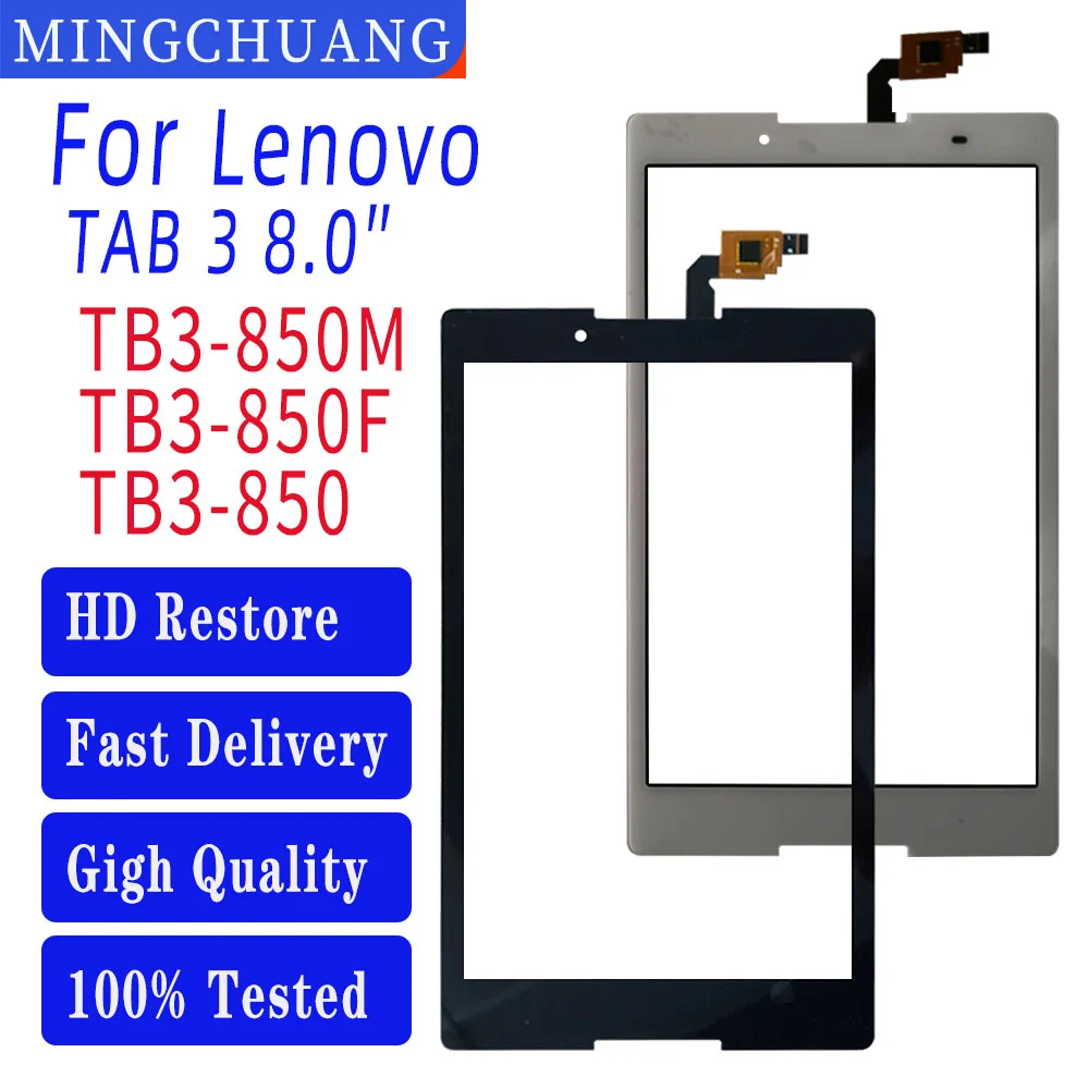 8.0 Inch For Lenovo Tab 3 8 TB3-850 TB3-850F TB3-850M Touch Screen Digitizer Sensor Glass Digitizer Panel