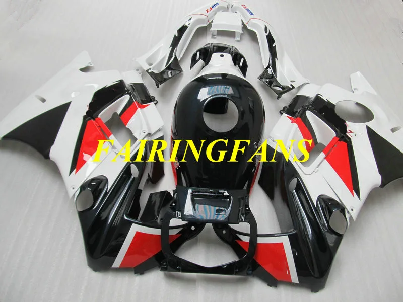 Комплект обтекателей на заказ для HONDA CBR600F2 91 92 93 94 CBR 600 F2 600F2 CBR600 1991 1994 черно-белые