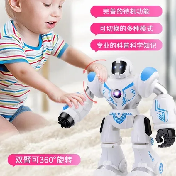 

Smart Remote Control Dancing Robot Alpha Dancer Early Education Machinery Cops Boy Children Toy Robot